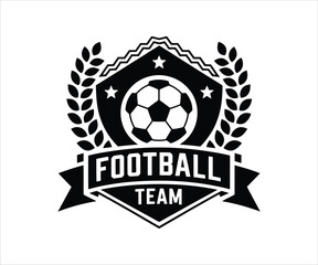 Obraz premium Emblem Soccer,Football Team Logo Design Template