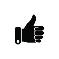  Thumb up finger sign vector illustration