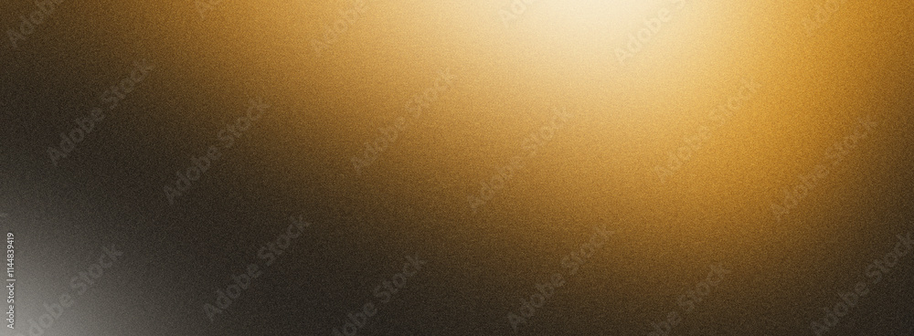 Poster grainy gradient background with noise texture and seamless abstract yellow wave pattern for poster d