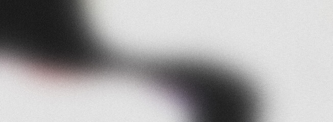 Grainy gradient background with noise texture and seamless abstract black wave on white pattern for...