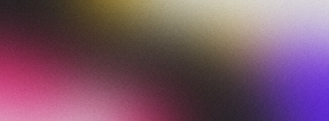 Grainy gradient background with noise texture and seamless abstract wave pattern for poster design