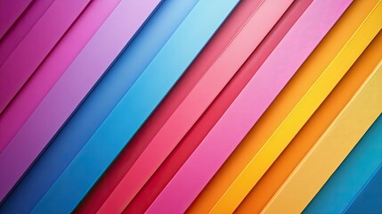 Obraz premium Abstract colorful diagonal stripes background.