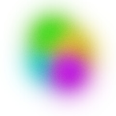 Mixed color gradient dots
