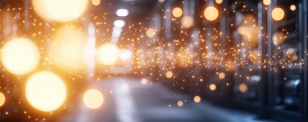 Obraz premium Innovative fiber optic systems transforming industrial connectivity in a futuristic environment