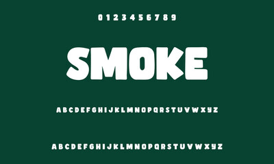 Happy letters, adorable alphabet in cartoon graffiti style, humorous font for greeting cards on birthdays, kid game logos, children's books, t-shirt typography, and fun, whimsical design. Typographic