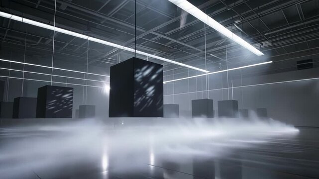 A thoughtprovoking installation that challenges traditional notions of space and time through its representation of dark matters influence.