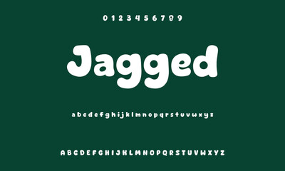 Happy letters, adorable alphabet in cartoon graffiti style, humorous font for greeting cards on birthdays, kid game logos, children's books, t-shirt typography, and fun, whimsical design. Typographic