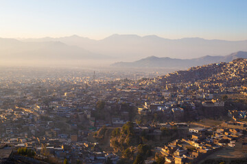 view of the city
