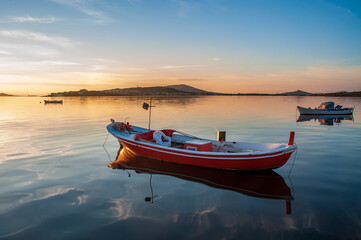 Naklejka premium Cunda İsland coastline wiew in Turkey