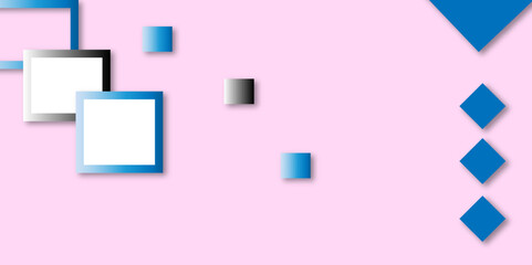 Abstract colorful  minimal futuristic concept design square arrow shape geometric banner background. Decorative space design for template, banner, poster, web paper, texture vector illustration