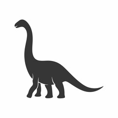 Dinosaur Silhouette Vector Design