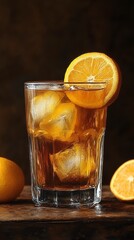 A Refreshing Iced Tea with a Lemon Slice - A Summertime Delight