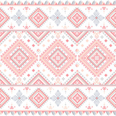 Orange Abstract Traditional geometric ethnic fabric pattern ornate elements with ethnic design for textiles, rugs, clothing, scarf, batik, wrap, embroidery, print, curtain, carpet, wallpaper