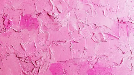 The pink painted wall glows softly, radiating warmth and a gentle charm. 