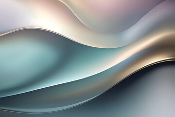 abstract blue green gray gradients wave background illustration
