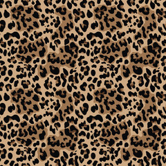 animal leopard print, wild cat seamless texture, spot design, stylish background