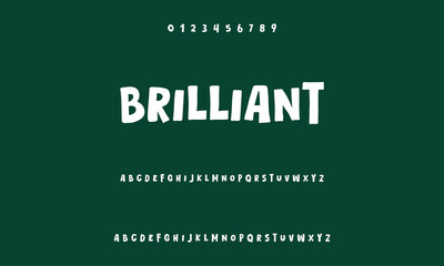 Playful cartoon Font, funky typeface for joyful brings life designs like children's artwork, birthday invitations, playful branding, and carnival typography.