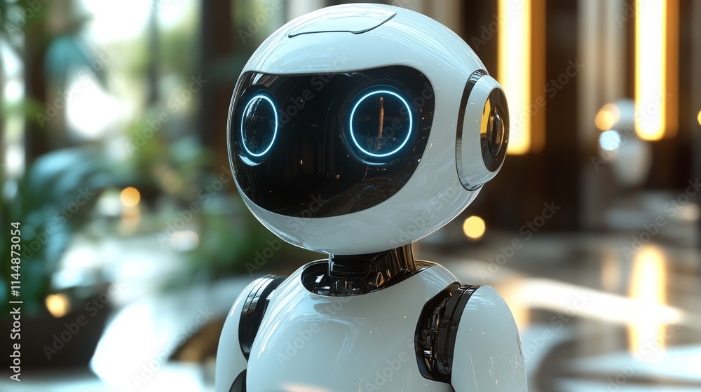 Poster discovering the future of intelligence with advanced robotic systems and ai technology