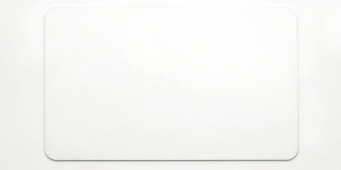 Naklejka premium Clean, blank mousepad isolated on white, background, product