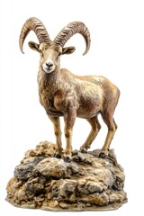 Fototapeta premium Goat on rock
