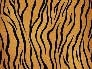 Tiger skin print wallpaper motif background
