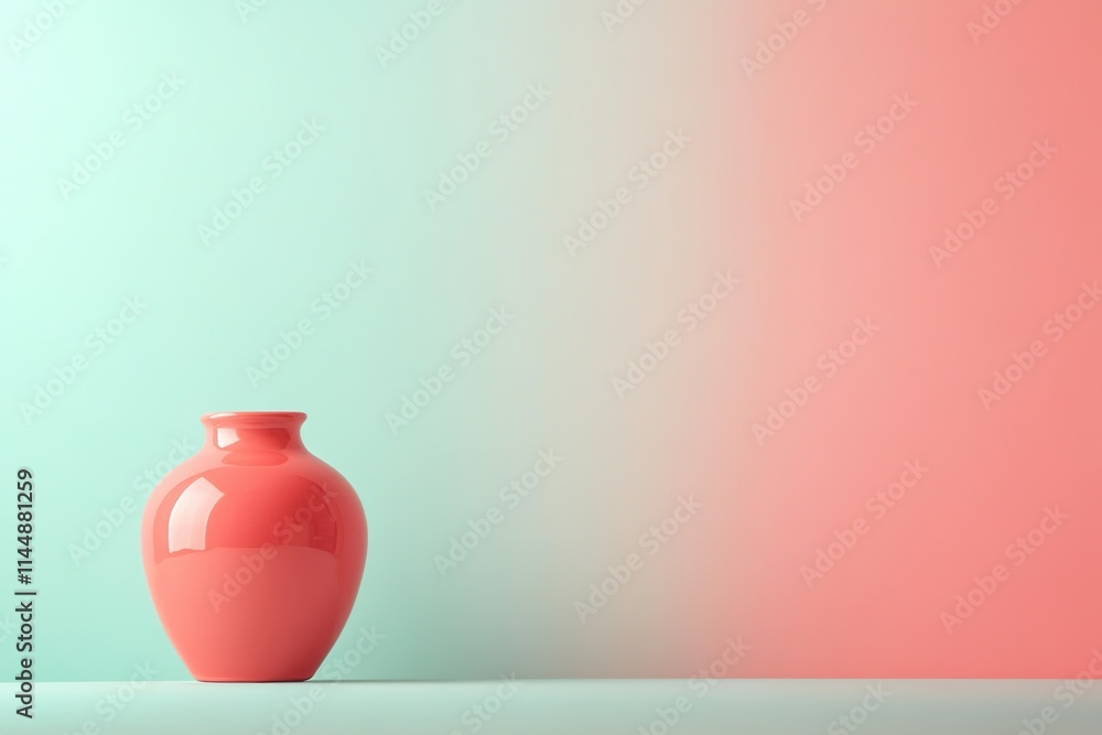 Aufkleber photo of real estate item on solid color background with copy space ideal for creating bold yet simp