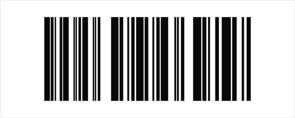 Barcode isolated on white background, Code stripes sticker, Barcode labels, customers qr code, Simple fake bar code, Bar code for web design, Barcode product distribution icon