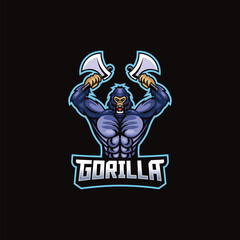 Gorilla Esport Logo Template
