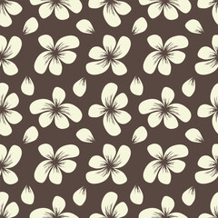 Vintage floral pattern. Cute flowers for design fabric, paper, wallpaper.