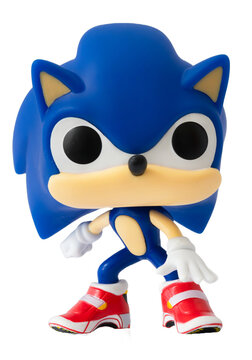 Dortmund - Deutschland 18. Dezember 2024 Funko Pop Figur Sonic - Studio Aufnahme


