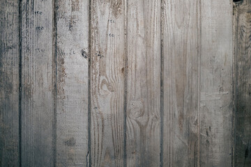 vertical white painted old wooden planks texture.