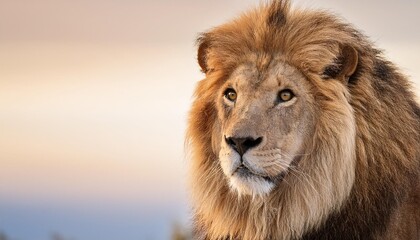 Fototapeta premium portrait of a lion