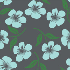 Vintage floral pattern. Cute flowers for design fabric, paper, wallpaper.