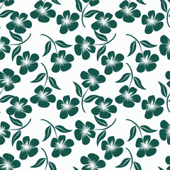 Small colorful flowers and brown flowers, hand drawn. Seamless on a light yellow background. Designed for fabric, fashion, textiles, wallpaper,