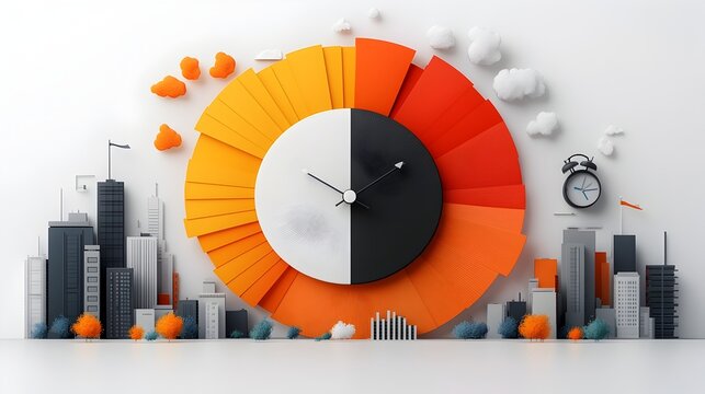 Detailed statistical infographic visualizing the frequency distribution of consumer spending habits