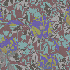 Leaf seamless patterns