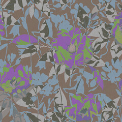 Leaf seamless patterns