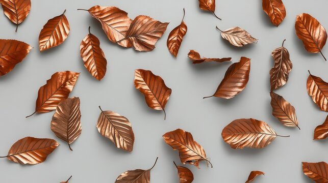 Copper Leaf Arrangement: A Stunning Autumnal Display