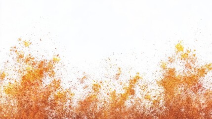 Stunning Golden Powder Explosion Abstract Art