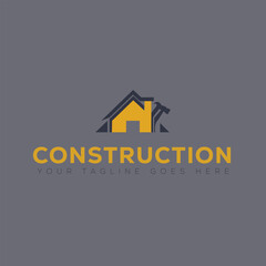 Building maintenance service construction Repair logo