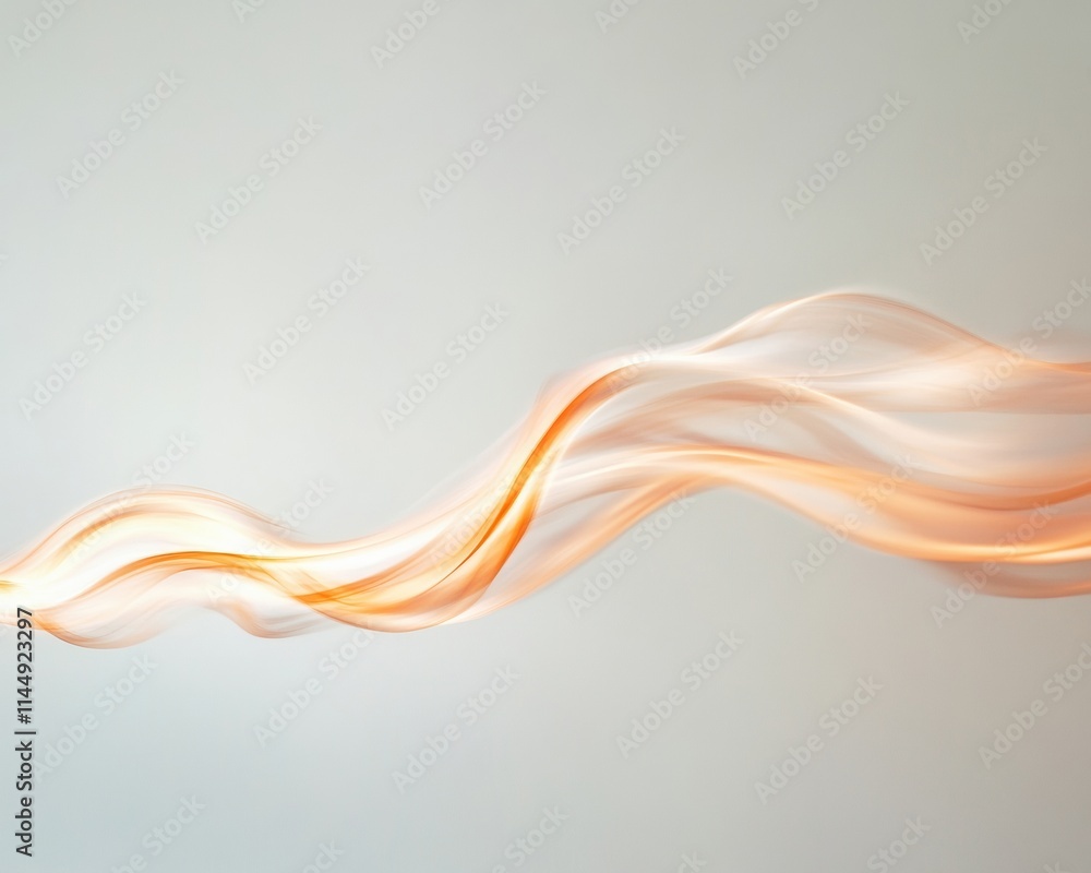 Poster Ethereal Light Trails Capturing Swirling Patterns with Long Exposure