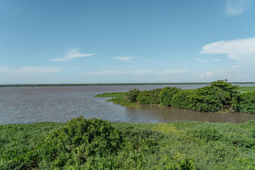 Obraz premium landscape with a river