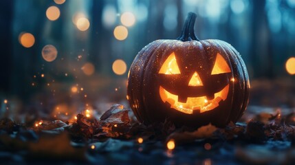 Naklejka premium Halloween Pumpkin