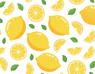 seamless pattern with lemon