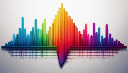 Obraz premium abstract background with equalizer