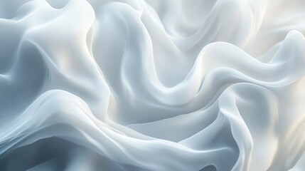 Obraz premium Abstract White Background, Generative AI