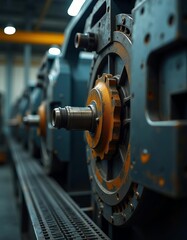 Fototapeta premium Machinery industry , factory photo