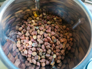 Chana Close Up photo, Chickpea