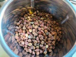 Chana Close Up photo, Chickpea