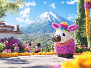 Traditional Mexican Fiesta Pinata Game